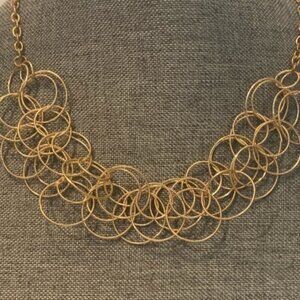 golden circles necklace